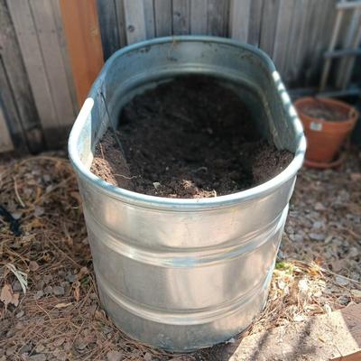 COUNTYLINE GALVANIZED TROUGH FOR ABOVE GROUND GARDEN (Read Description)