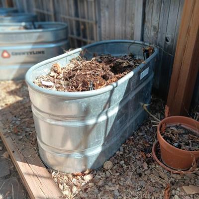 COUNTYLINE GALVANIZED TROUGH FOR ABOVE GROUND GARDEN (Read Description)