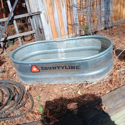 COUNTYLINE GALVANIZED TROUGH FOR ABOVE GROUND GARDEN