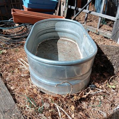COUNTYLINE GALVANIZED TROUGH FOR ABOVE GROUND GARDEN