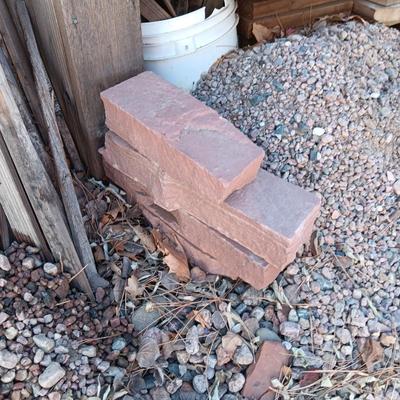 LONG NARROW PIECES OF FLAGSTONE AND SOME SHORT PIECES TOO