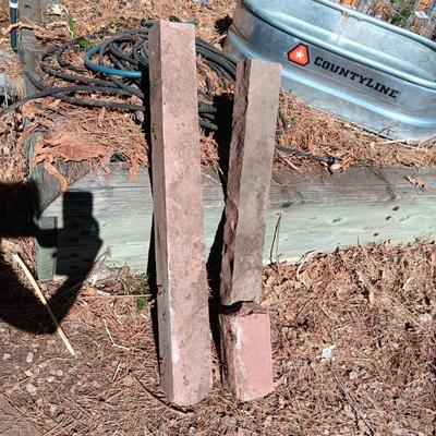 LONG NARROW PIECES OF FLAGSTONE AND SOME SHORT PIECES TOO