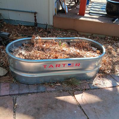 GALVANIZED TROUGH FOR ABOVE GROUND GARDEN (Read Description)