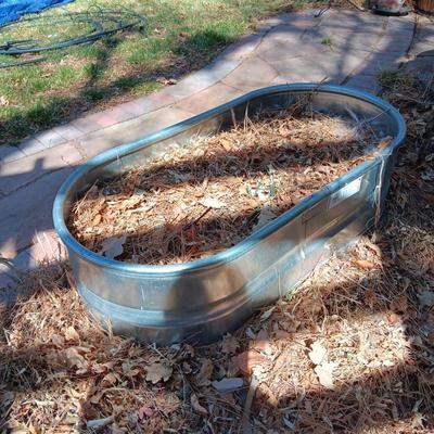 GALVANIZED TROUGH FOR ABOVE GROUND GARDEN (Read Description)