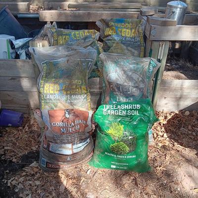 PARTIAL BAGS OF BARK