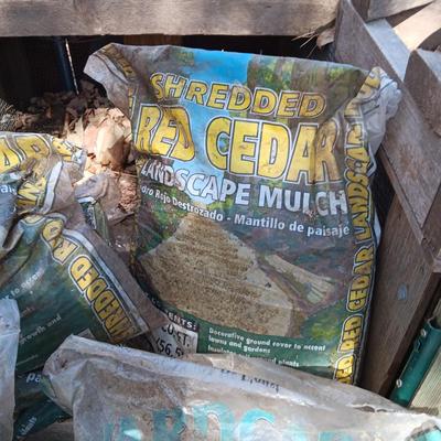 PARTIAL BAGS OF BARK
