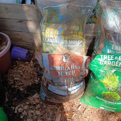 PARTIAL BAGS OF BARK