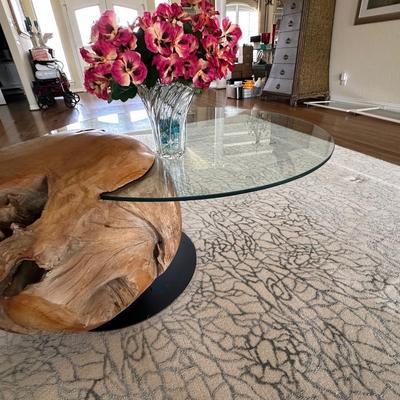 Furniture - Modern Teak Wood Root Coffee Table