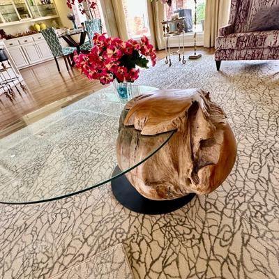 Furniture - Modern Teak Wood Root Coffee Table