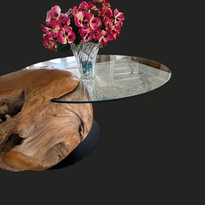 Furniture - Modern Teak Wood Root Coffee Table