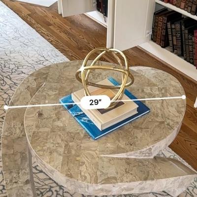 Furniture - Modern Asymmetrical Marble table
