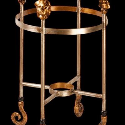 Furniture - Lucas + McKearn Armory - Tall Accent Table & Fragment Floor Lamp - Retail $1600