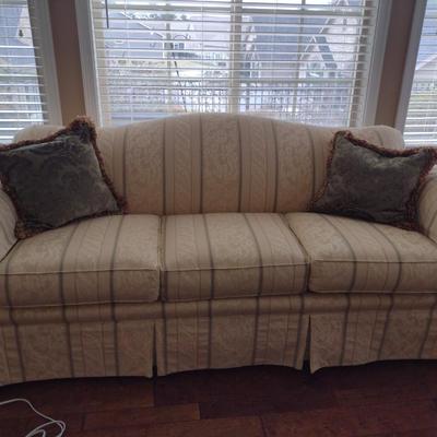 Morgan Stewart Upholstered Sofa- Approx 84" Long