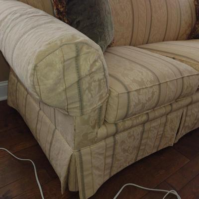 Morgan Stewart Upholstered Sofa- Approx 84" Long
