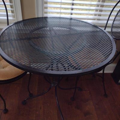 Three Piece Metal Bistro Set