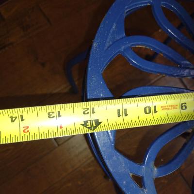 Metal Plant Stand- Approx 12" in Diameter, 15 1/4" Tall