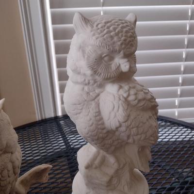 Collection of Owl Design Decor- Assorted Resin and Ceramic