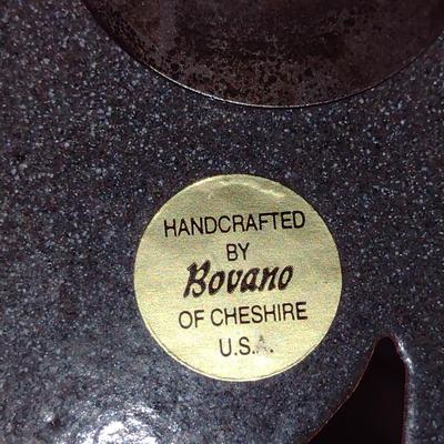 Bovano of Cheshire Enameled Bird Design Metal Wall Decor