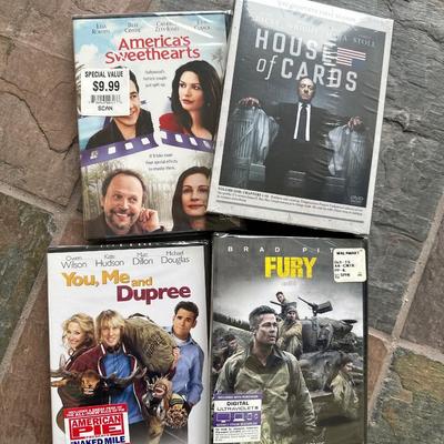 Lot of sealed new dvd movies