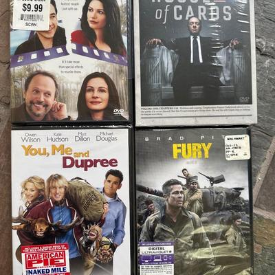 Lot of sealed new dvd movies