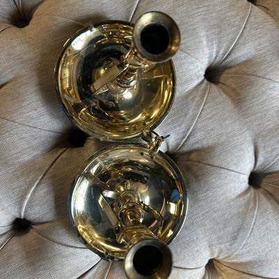 Swinging Brass candle stick holders