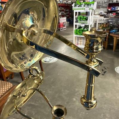 Swinging Brass candle stick holders