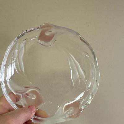 Set of 4 Mikasa pink Lilly dishes