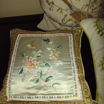 Collection of Needlepoint Pillows