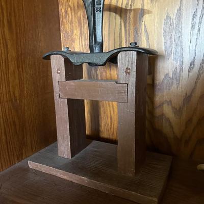 Vintage shoe stand