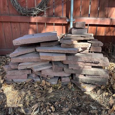 VARIOUS SIZES OF FLAG STONE