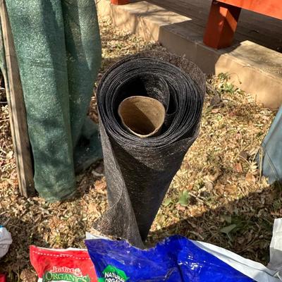 YARD AND GARDEN CHEMICALS, WEED BARRIER AND SPRINKLER PLUS HOSE SPRAYERS