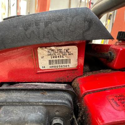 HOMELITE SUPER XL CHAINSAW WITH GAS CAN