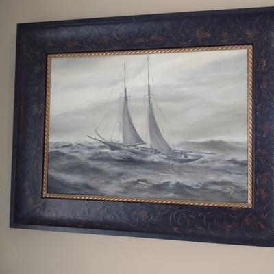 Framed Maria C. Boord Reproduction of 'Endymion'- Oil on Canvas- Approx 29 1/2" x 23 1/2"