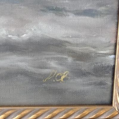 Framed Maria C. Boord Reproduction of 'Endymion'- Oil on Canvas- Approx 29 1/2" x 23 1/2"