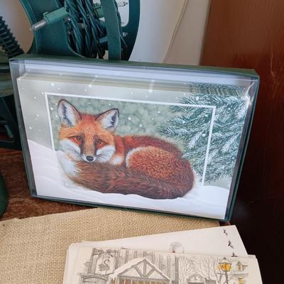 CHRISTMAS DECORATIONS AND GREETING CARDS