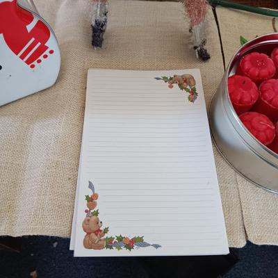 CHRISTMAS DECORATIONS AND GREETING CARDS