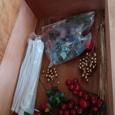 CHRISTMAS DECORATIONS AND GREETING CARDS