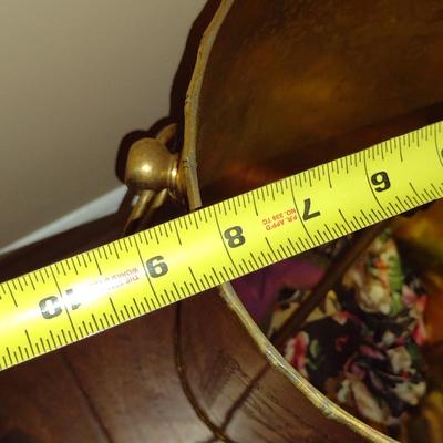 Brass Umbrella Stand- Approx 8" in Diameter, 18" Tall