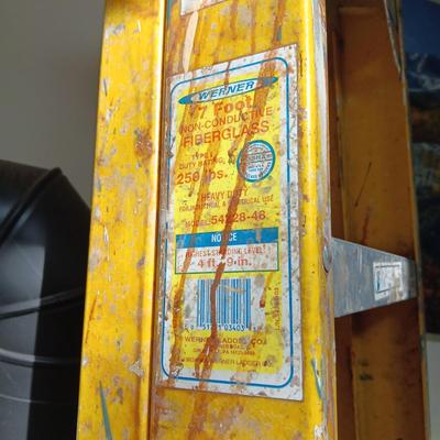 7 FOOT FIBERGLASS LADDER