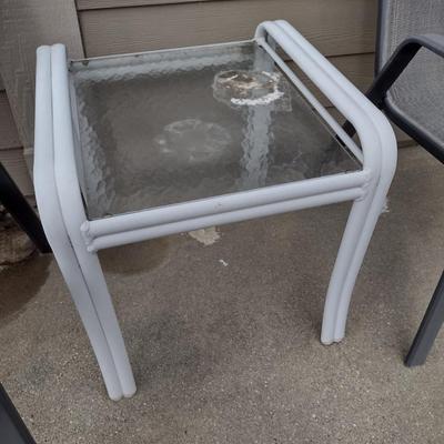 Patio Furniture- Two Chairs and Small Side Table