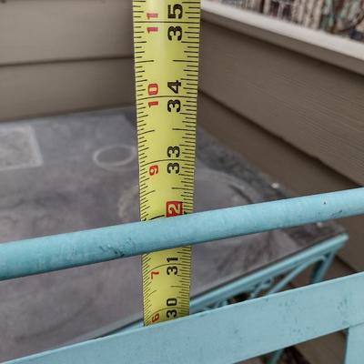 Vintage Metal Patio Furniture- Chair, Lounger, and Side Table