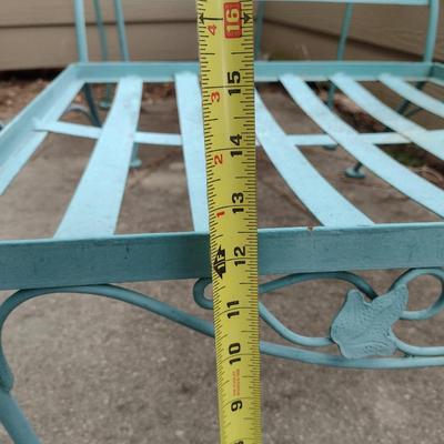 Vintage Metal Patio Furniture- Chair, Lounger, and Side Table