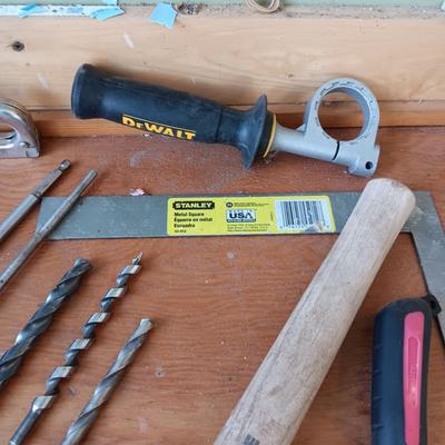 VARIETY OF HAND TOOLS AND BITS
