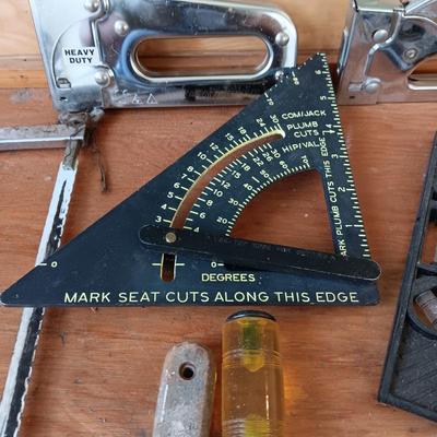 VARIETY OF HAND TOOLS AND BITS