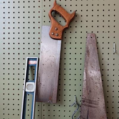 LEATHER TOOL BELT AND HAND TOOLS