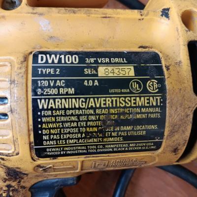 DEWALT CORDED DRILL AND A JIGSAW