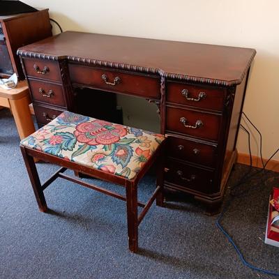 VANITY OR DESK WITH STOOL