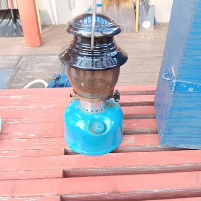 VINTAGE SEARS KEROSENE LANTERN WITH WOODEN BOX
