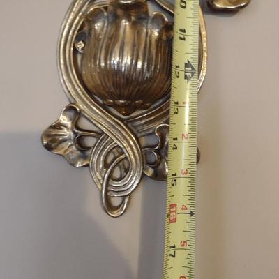 Pair of Brass Wall Pockets- Approx 16" Tall