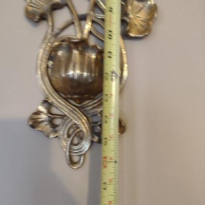 Pair of Brass Wall Pockets- Approx 16" Tall